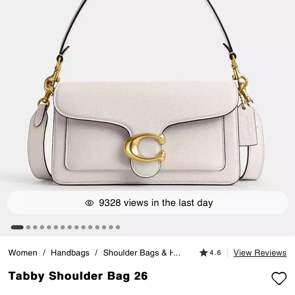 NEW COACH Tabby 26 with bag purse
